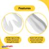 BAITFUEL BF Toad Infused with Supercharged X55 Formula Gel: Fish Scent Technology with Powerful Attractants | 4-Inch, White (PN: X85502) view 4