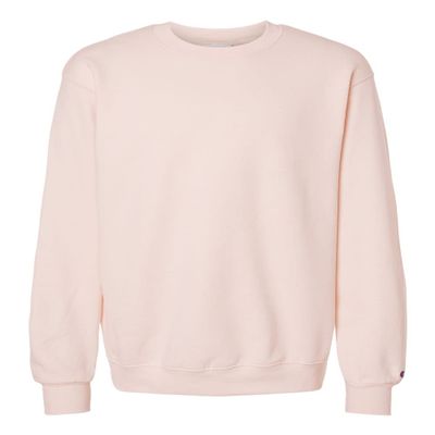 Champion Mens Powerblend Crewneck Sweatshirt, 3XL, Body Blush