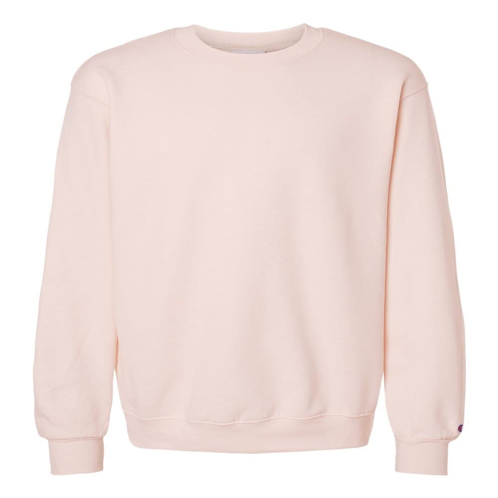 Champion Mens Powerblend Crewneck Sweatshirt, 3XL, Body Blush