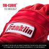Franklin Sports MLB Baseball Batting Gloves - Natural II Batting Gloves for Baseball + Softball - Adult + Youth Pairs - Red - Adult Extra Large view 3