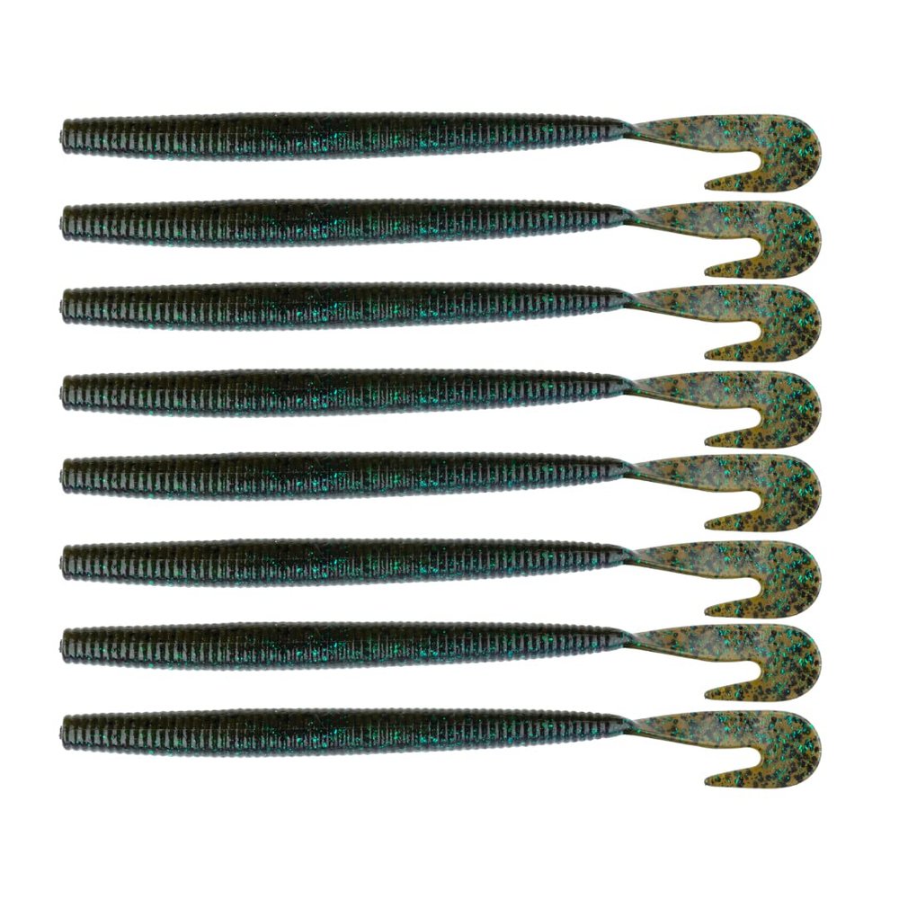 BAITFUEL Mega Bopper Infused with Supercharged X55 Formula Gel: Fish Scent Technology with Powerful Attractants | 7.7-Inch, Bama Bug (PN: X86506)