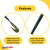 BAITFUEL Mega Bopper Infused with Supercharged X55 Formula Gel: Fish Scent Technology with Powerful Attractants | 7.7-Inch, Bama Bug (PN: X86506) view 3