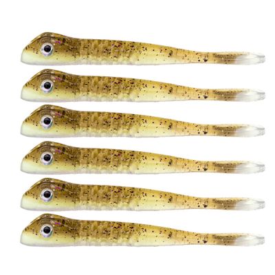 American Baitworks BAITFUEL The Drifter 2.75-Inch Soft Plastic Bait: Fish Scent Technology with Powerful Attractants | 6 Pack (Color X, PN: X69574)