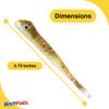 American Baitworks BAITFUEL The Drifter 2.75-Inch Soft Plastic Bait: Fish Scent Technology with Powerful Attractants | 6 Pack (Color X, PN: X69574) view 2