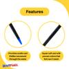 BAITFUEL Ion Infused with Supercharged X55 Formula Gel: Fish Scent Technology with Powerful Attractants | 5-Inch, Black Blue Tip (PN: X32635) view 3