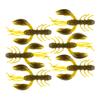 BAITFUEL Zaga Craw Infused with Supercharged X55 Formula Gel: Fish Scent Technology with Powerful Attractants | 2-Inch, Green Pumpkin (PN: X76505) view 1