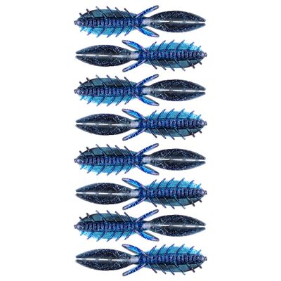 BAITFUEL Dagger Infused with Supercharged X55 Formula Gel: Fish Scent Technology with Powerful Attractants | 4.5-Inch, Black Shadow (PN: X67534)