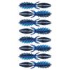 BAITFUEL Dagger Infused with Supercharged X55 Formula Gel: Fish Scent Technology with Powerful Attractants | 4.5-Inch, Black Shadow (PN: X67534)