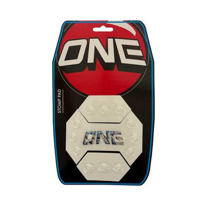 One Manufacturing MOD POD White/Blue 3 Piece Snowboard Stomp Pad