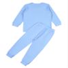 Hansber Unisex Kids Thermal Underwear Set for Boys Girls Long Johns Base Layer Tops with Bottoms Sky,Blue 5-6 Years view 4