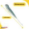 BAITFUEL Drifter Minnow Infused with Supercharged X55 Formula Gel: Fish Scent Technology with Powerful Attractants | 3.75-Inch, Foxy Lady (PN: X75591) view 2