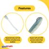 BAITFUEL Drifter Minnow Infused with Supercharged X55 Formula Gel: Fish Scent Technology with Powerful Attractants | 3.75-Inch, Foxy Lady (PN: X75591) view 3