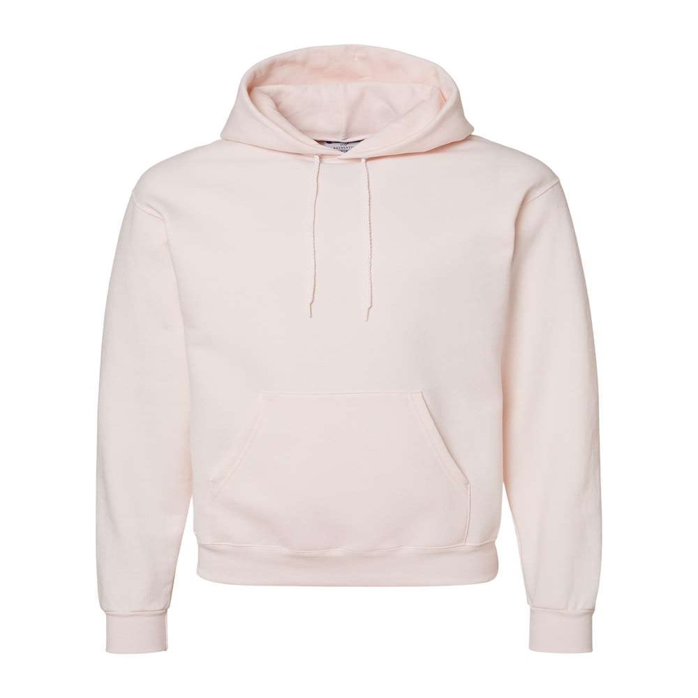 Champion Mens Powerblend Hooded Sweatshirt, XL, Body Blush