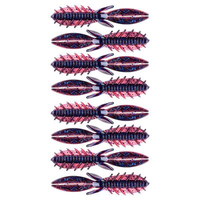BAITFUEL Dagger Infused with Supercharged X55 Formula Gel: Fish Scent Technology with Powerful Attractants | 4.5-Inch, Plum Magic (PN: X67599)