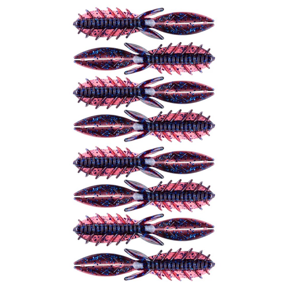 BAITFUEL Dagger Infused with Supercharged X55 Formula Gel: Fish Scent Technology with Powerful Attractants | 4.5-Inch, Plum Magic (PN: X67599)