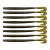 BAITFUEL Mega Bopper Infused with Supercharged X55 Formula Gel: Fish Scent Technology with Powerful Attractants | 7.7-Inch, Green Pumpkin Red (PN: X86530)