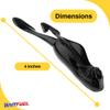 BAITFUEL BF Toad Infused with Supercharged X55 Formula Gel: Fish Scent Technology with Powerful Attractants | 4-Inch, Black (PN:X86503) view 3