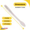 BAITFUEL Junior Crush Worms Infused with Supercharged X55 Formula Gel: Fish Scent Technology with Powerful Attractants | 3-Inch, White (PN: X70502) view 2