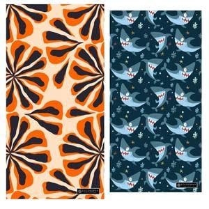 ECCOSOPHY Microfiber Towels for Kids and Adults 71" x 35" and 60" x 30" Quick Dry and sandproof.