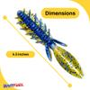 American Baitworks BAITFUEL Dagger Infused with Supercharged X55 Formula Gel: Fish Scent Technology with Powerful Attractants|4.5-Inch, Okeechobee Craw view 2