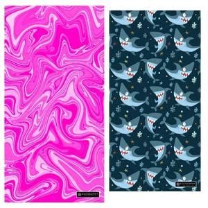 ECCOSOPHY Microfiber Towels for Kids and Adults 71" x 35" and 60" x 30" Quick Dry and sandproof.