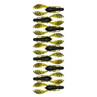 BAITFUEL Paca Slim Infused with Supercharged X55 Formula Gel: Fish Scent Technology with Powerful Attractants|4-Inch, Okeechobee Craw