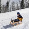 Slippery Racer Kids Wooden Foldable Snow Sled view 3