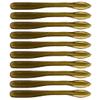 BAITFUEL Stumpy Crush Infused with Supercharged X55 Formula Gel: Fish Scent Technology with Powerful Attractants | 3.5-Inch, Green Pumpkin (PN: X72505)