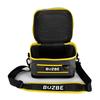 BUZBE Empty Swarm 15 Modular Tackle Bag, Premium Waterproof Tackle Bag, Customizable Fishing Tackle Bag, Compact Dry Bag, Saltwater Fishing Tackle Bag, Grey and Yellow view 3