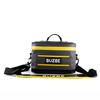 BUZBE Empty Swarm 15 Modular Tackle Bag, Premium Waterproof Tackle Bag, Customizable Fishing Tackle Bag, Compact Dry Bag, Saltwater Fishing Tackle Bag, Grey and Yellow view 4