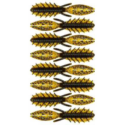 American Baitworks BAITFUEL Dagger Infused with Supercharged X55 Formula Gel: Fish Scent Technology with Powerful Attractants | 4.5-Inch, Green Pumpkin (PN: X67505)