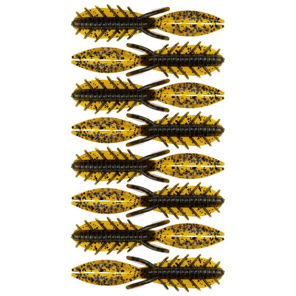 American Baitworks BAITFUEL Dagger Infused with Supercharged X55 Formula Gel: Fish Scent Technology with Powerful Attractants | 4.5-Inch, Green Pumpkin (PN: X67505)