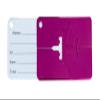 8 Pack Luggage Set, 4 Pack Straps and 4 Pack ID Tags, Adjustable Heavy-Duty 79" Secure Travel Suitcase Belts (Fuchsia) view 3