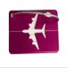 8 Pack Luggage Set, 4 Pack Straps and 4 Pack ID Tags, Adjustable Heavy-Duty 79" Secure Travel Suitcase Belts (Fuchsia) view 4