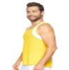 Expert Brand USA-Made Men's Oxymesh Dry Fit Athletic Tank Top Muscle Shirt White/Black view 3