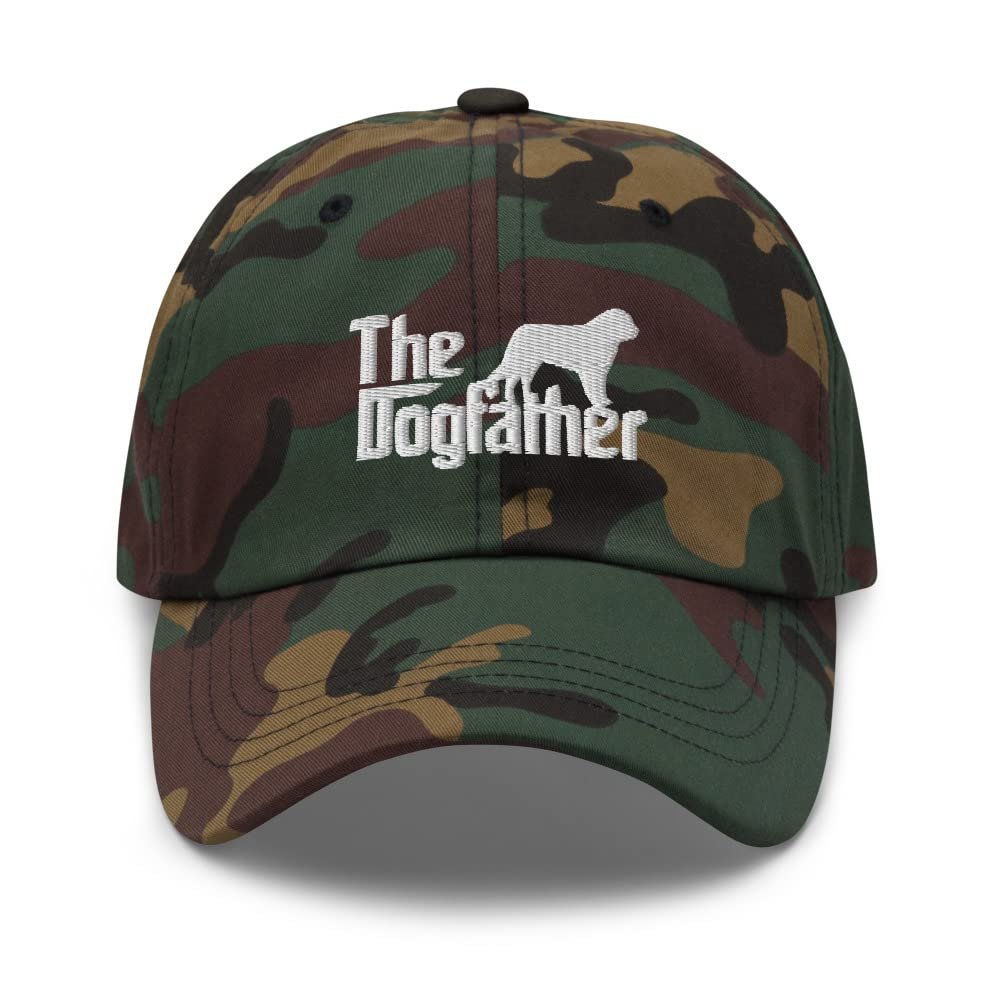 Saint Bernard Dad Hat - Saint Bernard Hat Green Camo