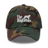 Saint Bernard Dad Hat - Saint Bernard Hat Green Camo view 1