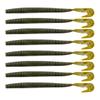 BAITFUEL Mega Bopper Infused with Supercharged X55 Formula Gel: Fish Scent Technology with Powerful Attractants | 7.7-Inch, Green Pumpkin (PN: X86505) view 1