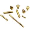 1911 Grip Screws + Pins Kit Fits All Models Colt Kimber and All Other Brands and Clones 1911 45 ACP 9mm Real 24K Gold Plated view 4