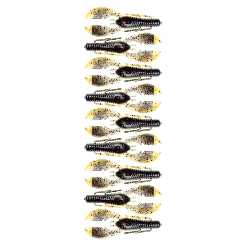 BAITFUEL Paca Slim Infused with Supercharged X55 Formula Gel: Fish Scent Technology with Powerful Attractants | 4-Inch, Coosa Flare (PN: X65604)