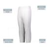 Augusta Sportswear Youth Gamer Pull-Up Baseball Pant White XXS view 4