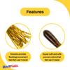 BAITFUEL Tubes Infused with Supercharged X55 Formula Gel: Fish Scent Technology with Powerful Attractants | 2.5-Inch, Ten Point (PN: X74566) view 3