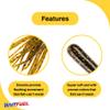 BAITFUEL Tubes Infused with Supercharged X55 Formula Gel: Fish Scent Technology with Powerful Attractants | 4-Inch, Frosty Pumpkin (PN: X73570) view 3