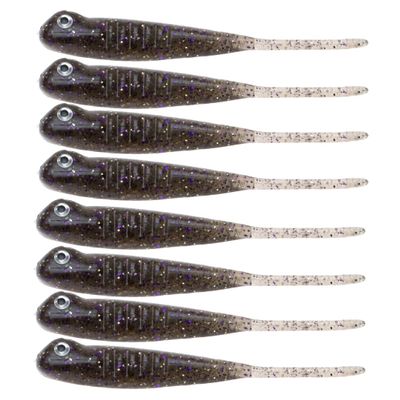 BAITFUEL Drifter Minnow Infused with Supercharged X55 Formula Gel: Fish Scent Technology with Powerful Attractants | 3.75-Inch, Star Warz (PN: X75571)