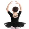 Duoremi Little Girls Ballerina Fairy Dance Tutu Dress Leotard Ballet Dance Dress Gymnastic Dress Black 3-4 Years view 4