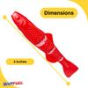 BAITFUEL Swimming Minnow Infused with Supercharged X55 Formula Gel: Fish Scent Technology with Powerful Attractants | 4-Inch, Texas Red (PN: X84541) view 2