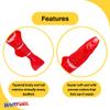 BAITFUEL Swimming Minnow Infused with Supercharged X55 Formula Gel: Fish Scent Technology with Powerful Attractants | 4-Inch, Texas Red (PN: X84541) view 3