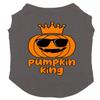 Pumpkin King - Jack O Lantern Dog Shirt (Dark Gray, Small) view 1