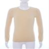Hansber Kids Girls Boys Compression Base Layer Thermal Underwear Tops Stretchy Nylon Long Sleeve Undershirts Type A Nude 2-4 view 3