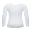 Hansber Kids Girls Boys Compression Base Layer Thermal Underwear Tops Stretchy Nylon Long Sleeve Undershirts Type A White 2-4 view 2